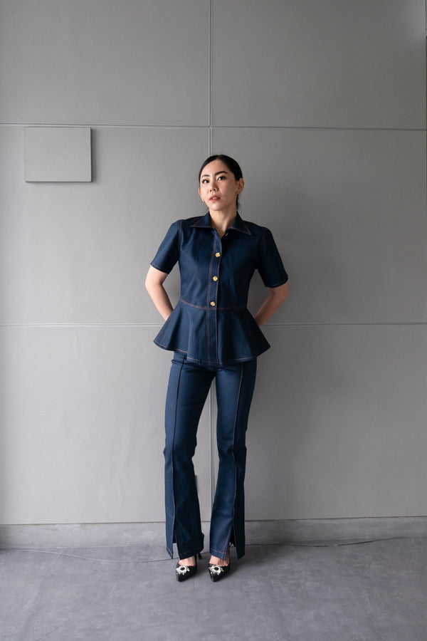 Brinna Set In Dark Denim