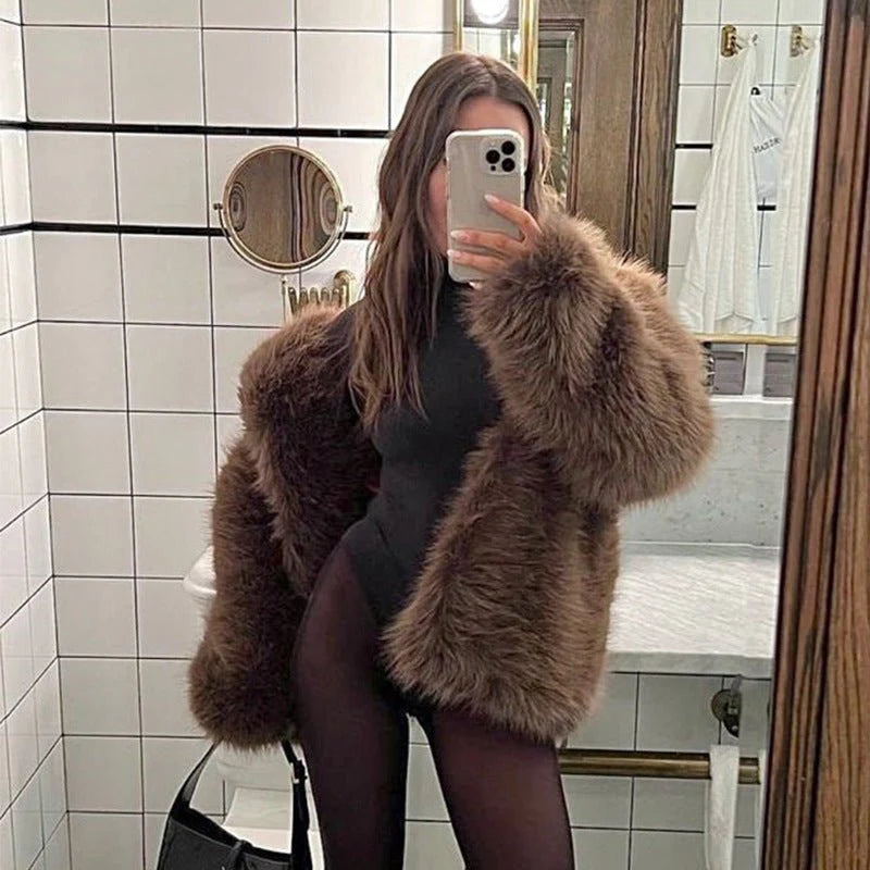 Faux Fur Coat