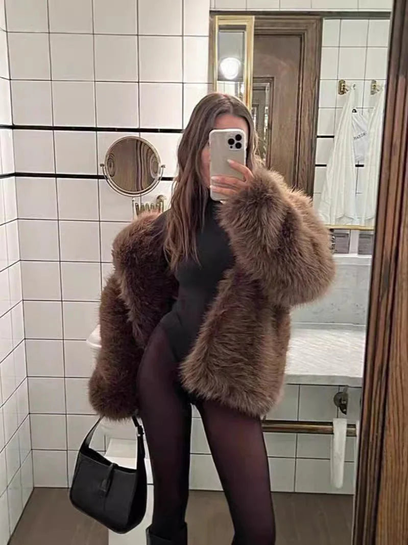 Faux Fur Coat